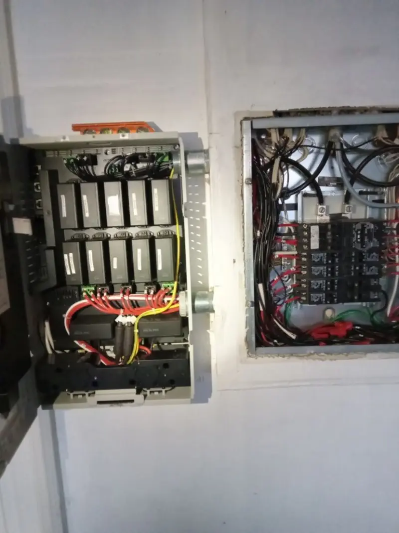 Electrical panel upgrade completed for Ring Doorbell Installation in Canyon